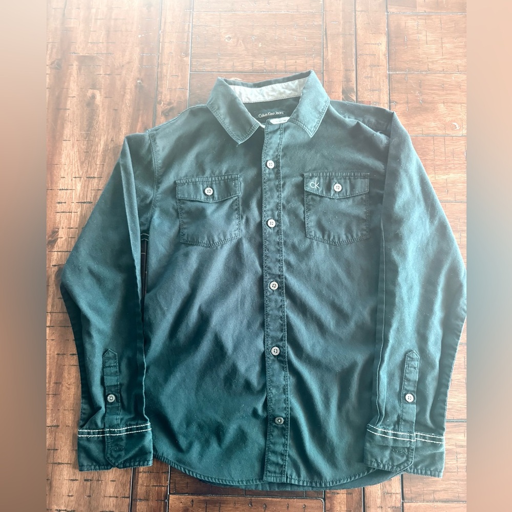 Calvin Klein Boy’s Black Shirt - M 10/12